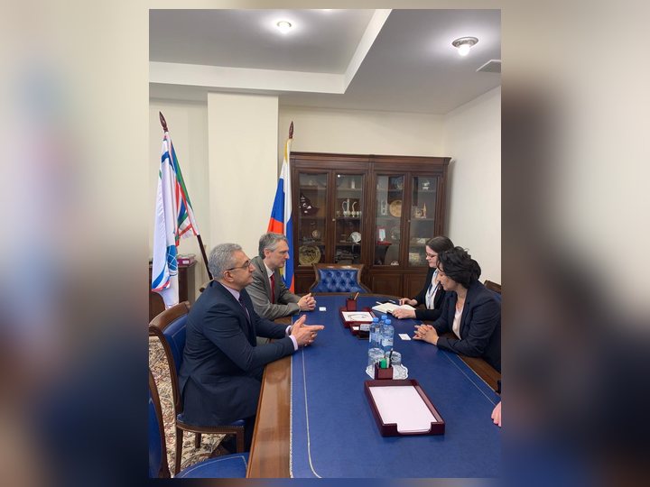 Prof. Georgi Chaltikyan at Academic Cooperation Visit to RUDN University