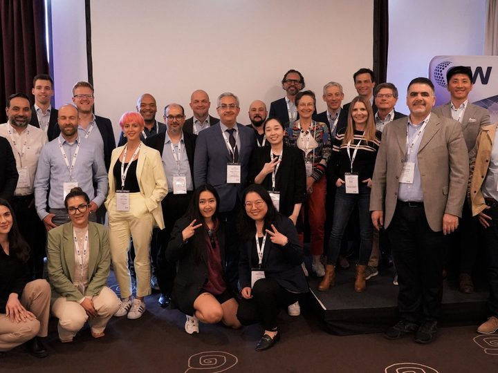 Selected photograph from DigiPharma Conference, showing a professional presentation or discussion