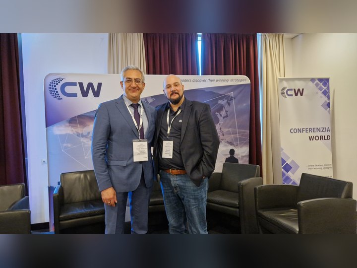 Prof. Georgi Chaltikyan during networking at DigiPharma Conference