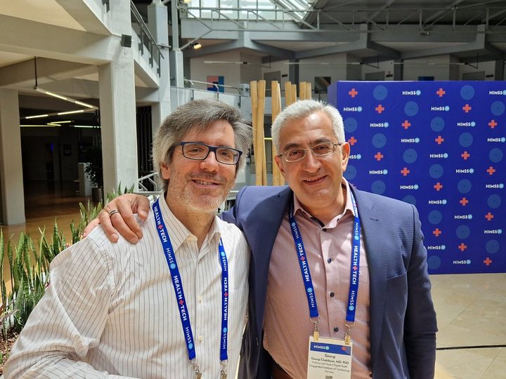 Selected photograph from HIMSS Europe 2023, showing the event setting and its participants