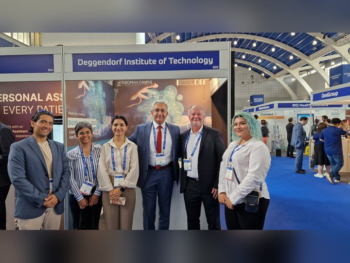 Prof. Georgi Chaltikyan during group portrait at HIMSS Europe 2023