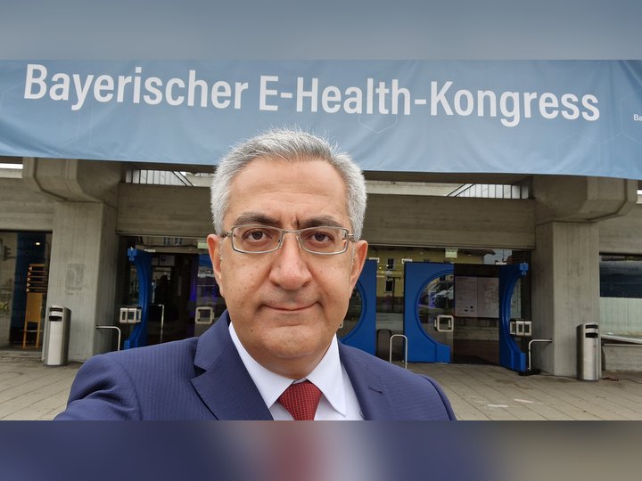 Prof. Georgi Chaltikyan at the Bavarian E-Health Congress 2023