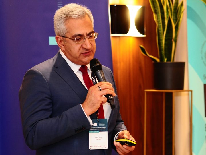 Prof. Georgi Chaltikyan participating with colleagues and attendees during Digital Health Leadership Forum