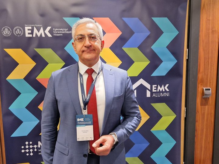 Prof. Georgi Chaltikyan participating with colleagues and attendees during Digital Health Leadership Forum