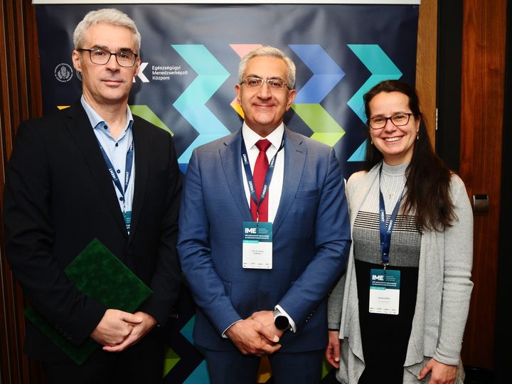 Prof. Georgi Chaltikyan participating with colleagues and attendees during Digital Health Leadership Forum