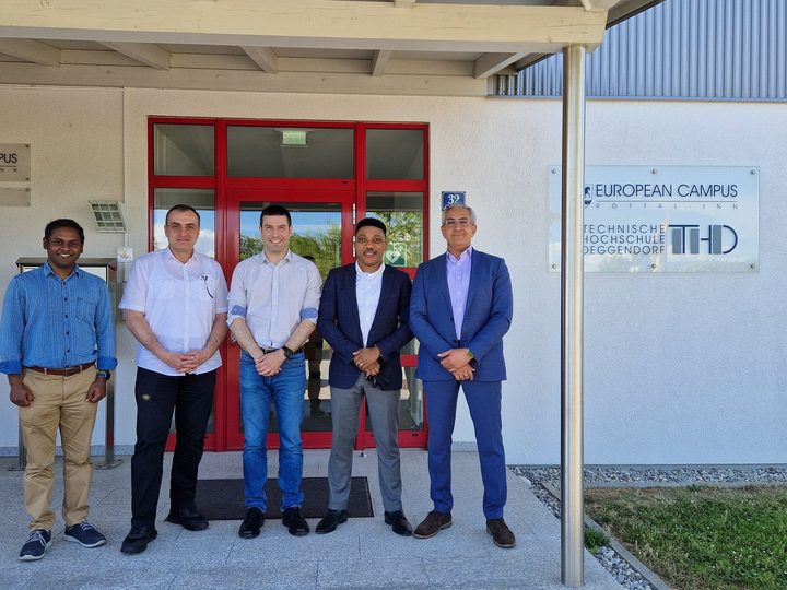 Prof. Georgi Chaltikyan participating with colleagues and attendees during International Interoperability Week