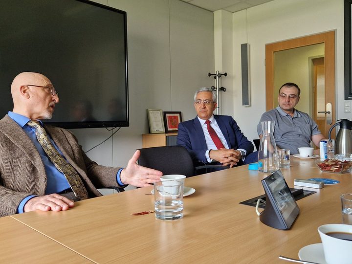 Prof. Georgi Chaltikyan participating with colleagues and attendees during International Interoperability Week