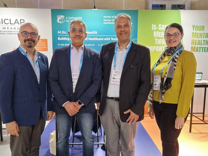 Prof. Georgi Chaltikyan participating with colleagues and attendees during MedTech World 2024