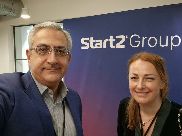 Prof. Georgi Chaltikyan participating with colleagues and attendees during Start2Group Health Innovation Event