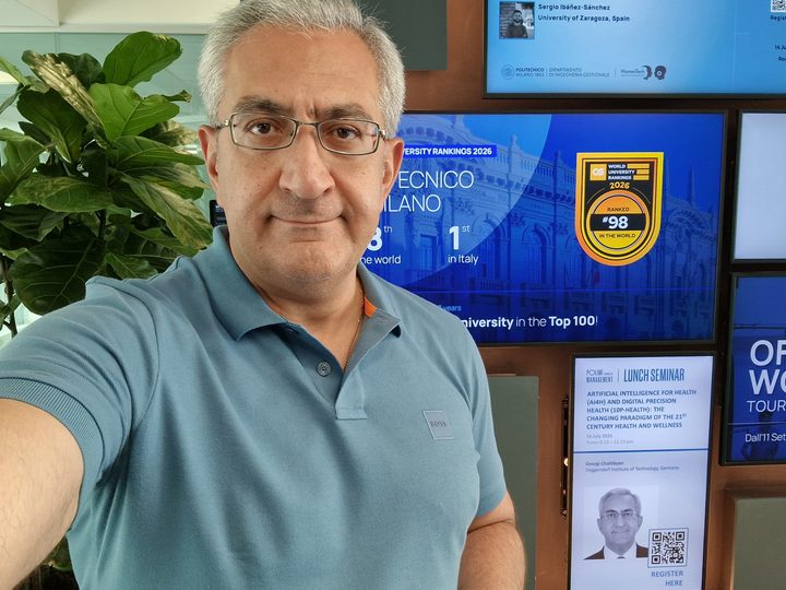 Prof. Georgi Chaltikyan at Teaching Visit to Politecnico di Milano